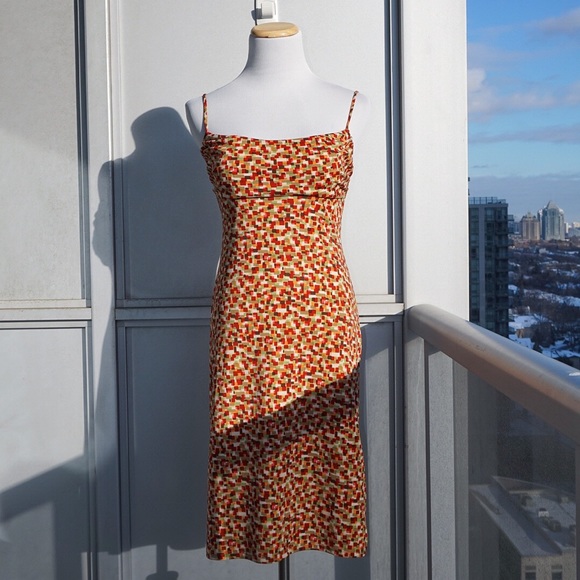 🌸 BCBGMaxazria 90s y2k Mini Dress (S) - Picture 2 of 5